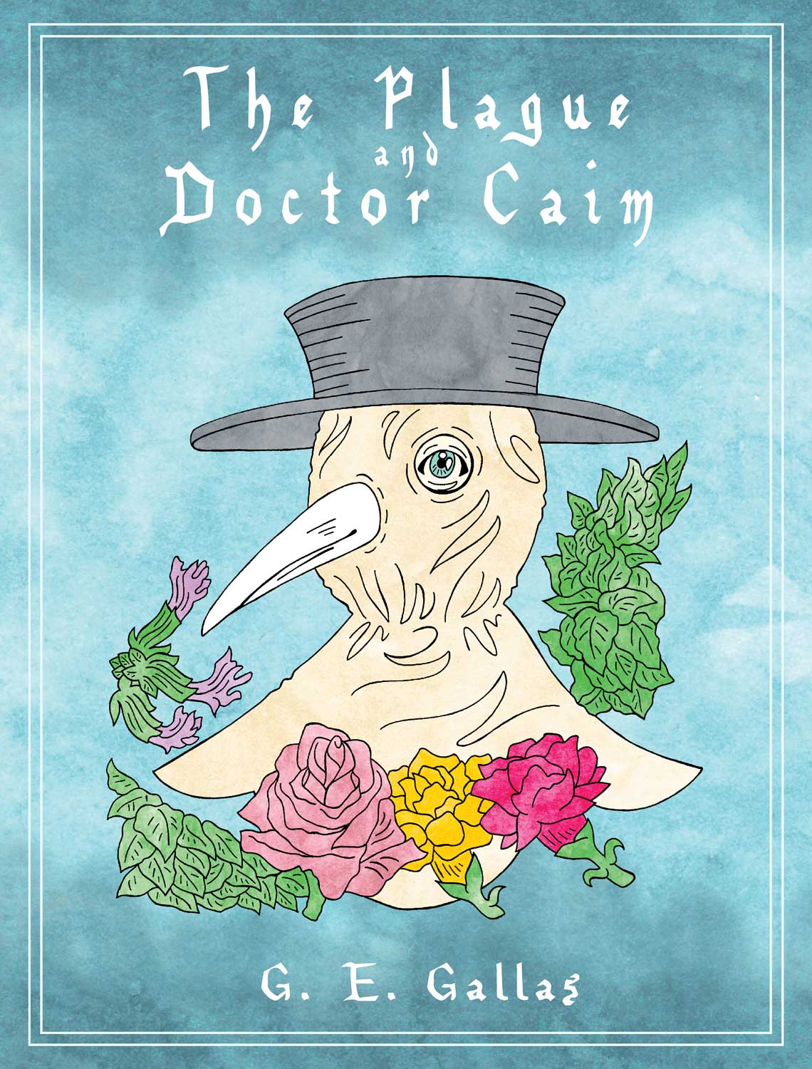 Cover image for fantasy graphic novel The Plague and Doctor Caim